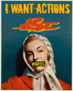 Words Without Actions